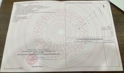 Cần bán GẤP GẤP đất mặt tiền đường Nguyễn Hữu Cảnh Nhơ Trạch ,