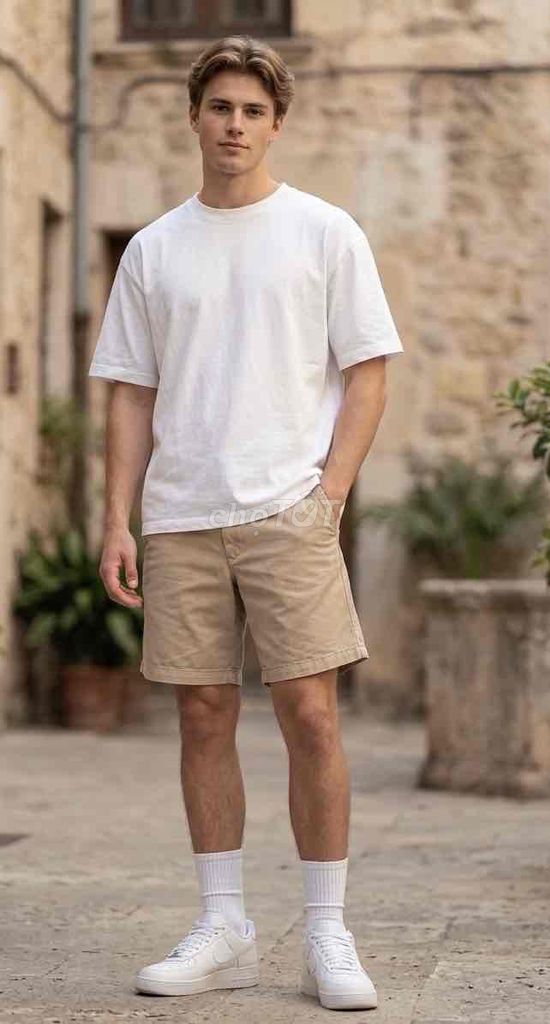 Quần short chinos nam Cotton size 29/30. Mua bán Quần áo tại Huyện Hàm Tân Bình Thuận được đăng bởi 2hand LCT hình 1