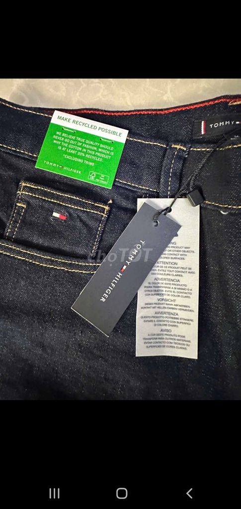 Quần Jean Tommy Hilfiger chuẩn chính hãng