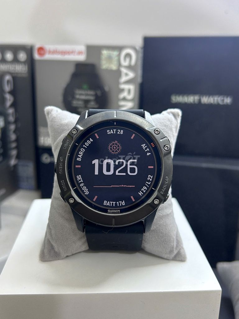 Garmin Fenix 6X Pro Solar Đen Titanium. Mua bán Thiết bị đeo thông minh tại Quận Nam Từ Liêm Hà Nội được đăng bởi Cường Garmin  hình 1