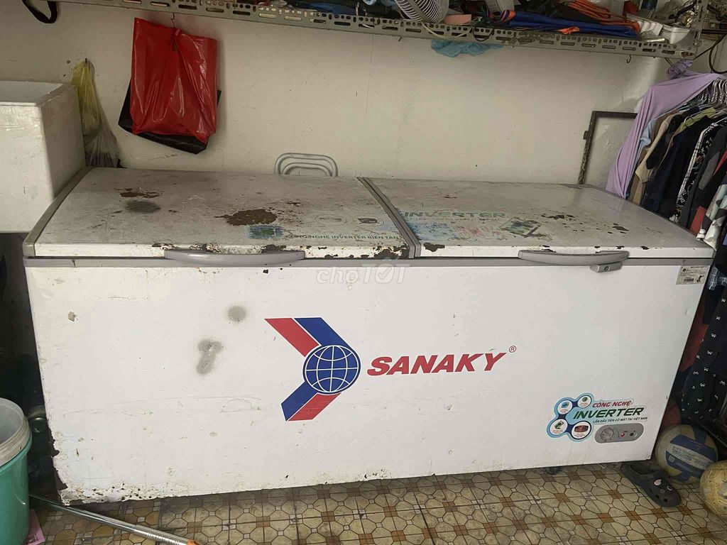 Tủ đông Sanaky 800L Inverter 2 cửa Trắng. Mua bán Tủ lạnh tại Quận Tân Phú Tp Hồ Chí Minh được đăng bởi Anh Kiệt hình 1