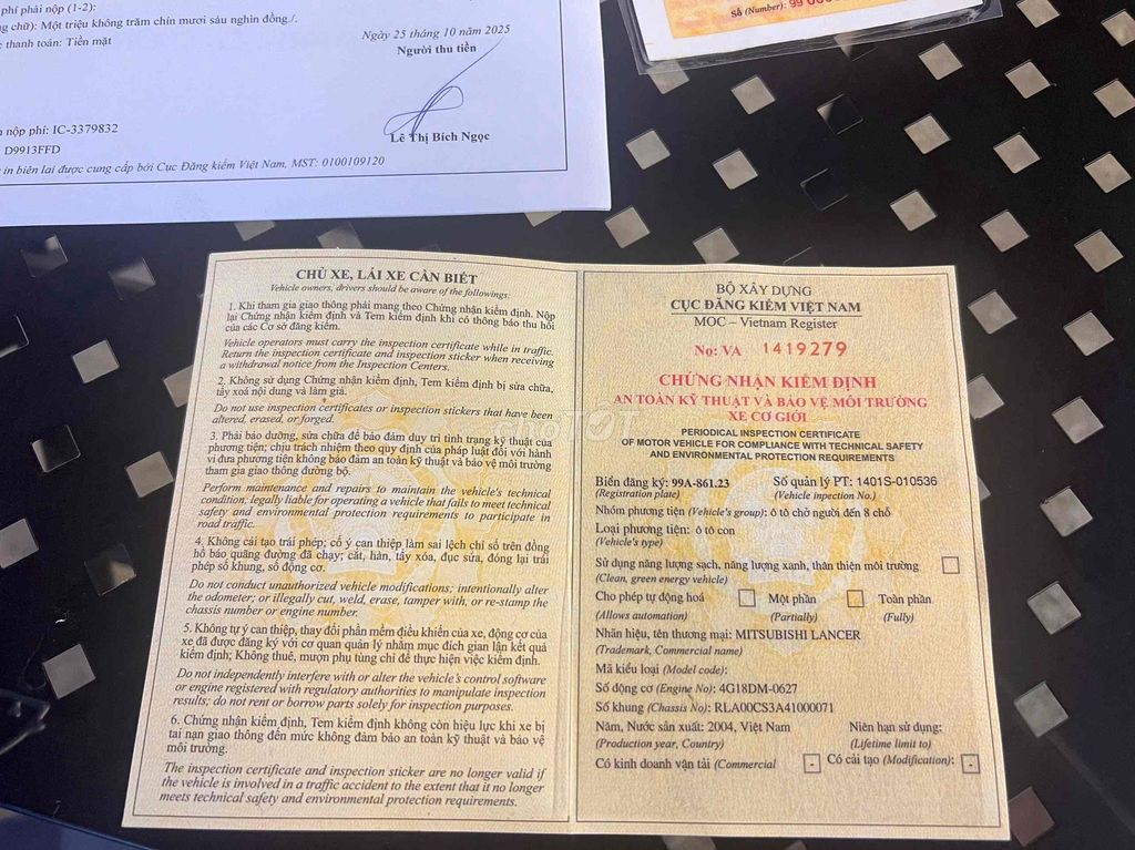 Mitsubishi Lancer 2004- bạc số tự động. Mua bán Ô tô tại Quận Đống Đa Hà Nội được đăng bởi nguỵ đình sơn hình 4