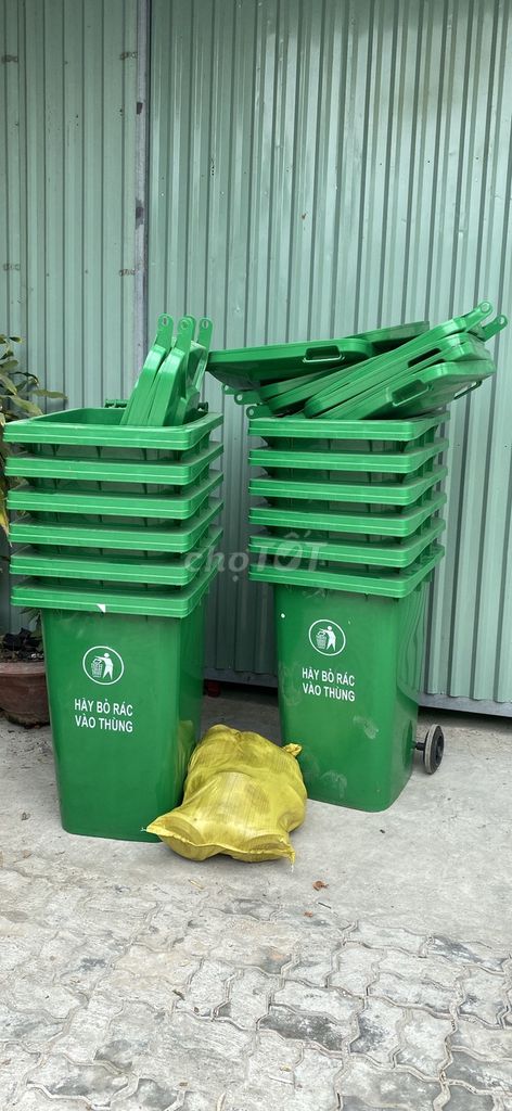 Thùng rác 240L. Mua bán Nội thất, đồ gia dụng khác tại Quận Liên Chiểu Đà Nẵng được đăng bởi Minh Dũng Nhựa Châu Á hình 1