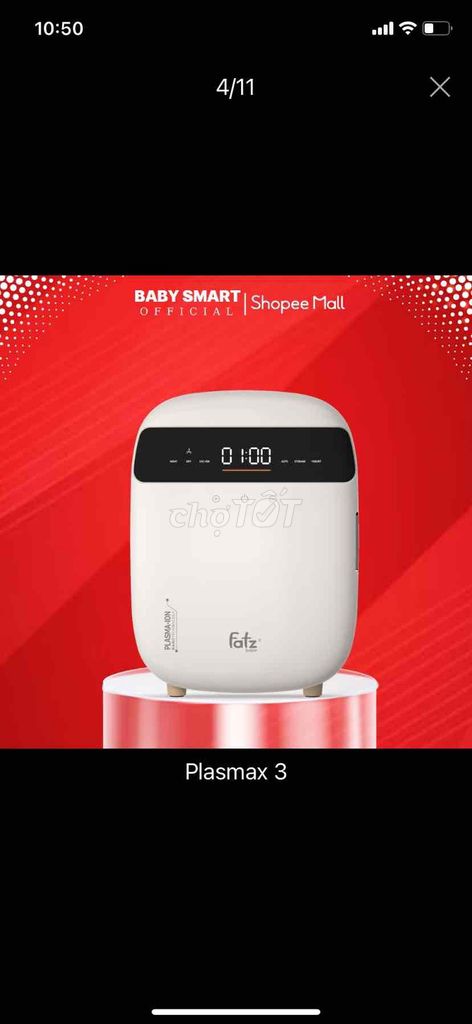 Fatz Plasmax 3 Máy tiệt trùng sấy khô Trắng. Mua bán Mẹ và bé tại Thành phố Thủ Dầu Một Bình Dương được đăng bởi quoc hình 1