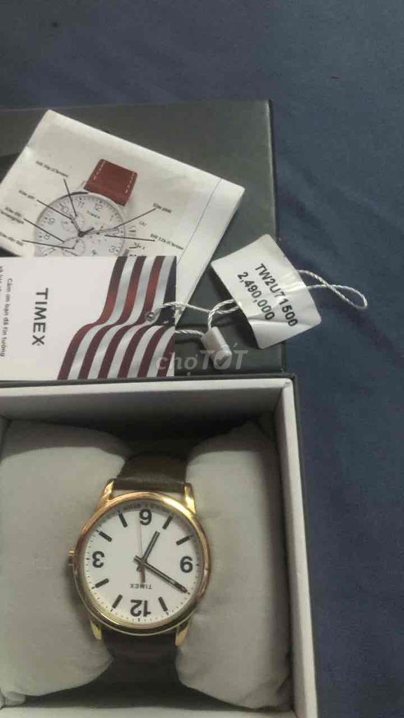 Đồng hồ Timex TW2U71500 Nam Dây da Nâu. Mua bán Đồng hồ tại Thành phố Cà Mau Cà Mau được đăng bởi Tony hình 1