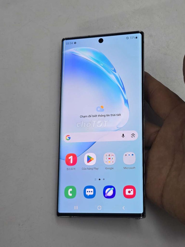 Samsung Note 10 Plus 5G đẹp màn đẹp không ám. Mua bán Điện thoại tại Quận Cầu Giấy Hà Nội được đăng bởi Hùng Phát hình 1