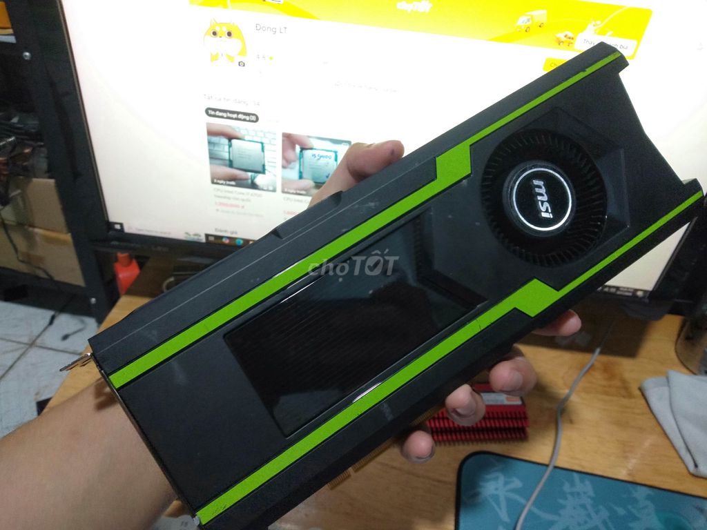Card đồ họa MSI GTX 1080Ti Đen. Mua bán Linh kiện (RAM, Card...) tại Quận 8 Tp Hồ Chí Minh được đăng bởi Đồng LT hình 1