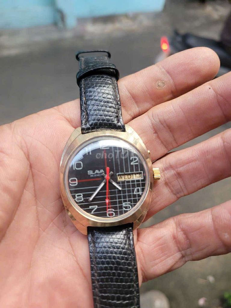 Đồng hồ slava automatic 26 jewels nga 1987