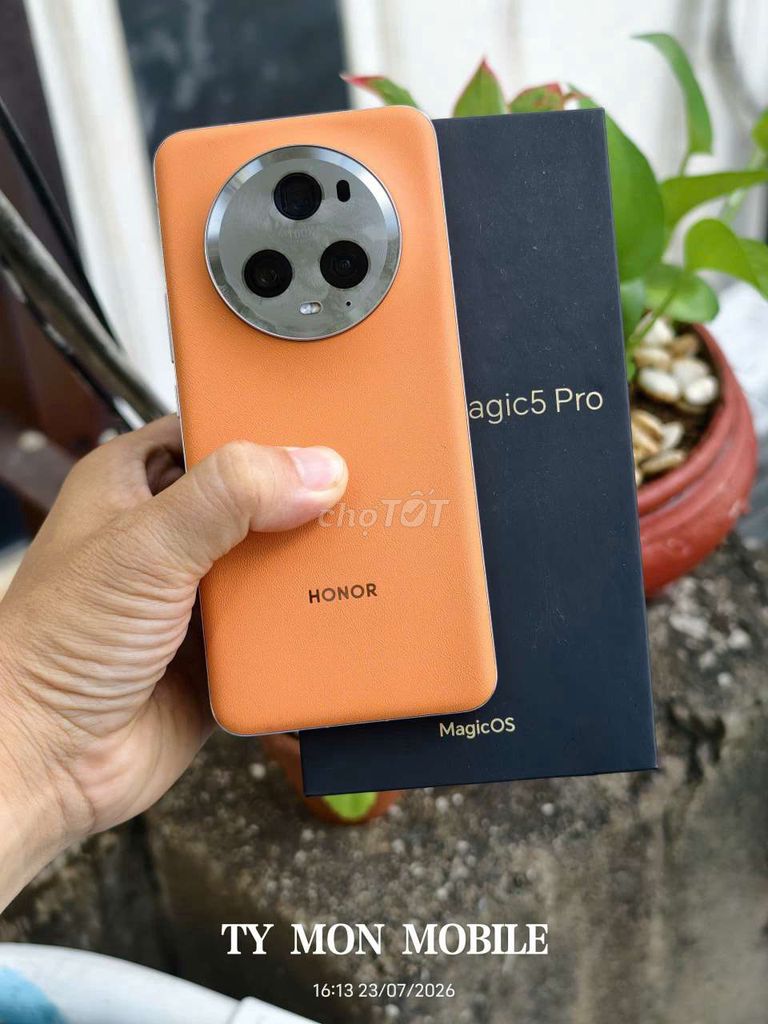Honor Magic 5 Pro 5G 256GB Cam. Mua bán Điện thoại tại Quận 5 Tp Hồ Chí Minh được đăng bởi TY  MON MOBILE hình 1