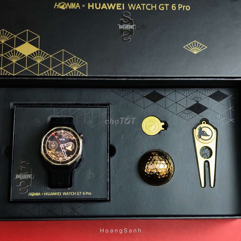 Huawei Watch GT 6 Pro Honma Edition BH Hãng 03/27. Mua bán Thiết bị đeo thông minh tại Quận 11 Tp Hồ Chí Minh được đăng bởi HOÀNG SANH SPORTS hình 1