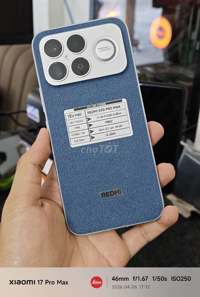 Redmii K90 PRO MAX 16/512GB Rom QT. Mua bán Điện thoại tại Quận Ninh Kiều Cần Thơ được đăng bởi Zelda Phone hình 1