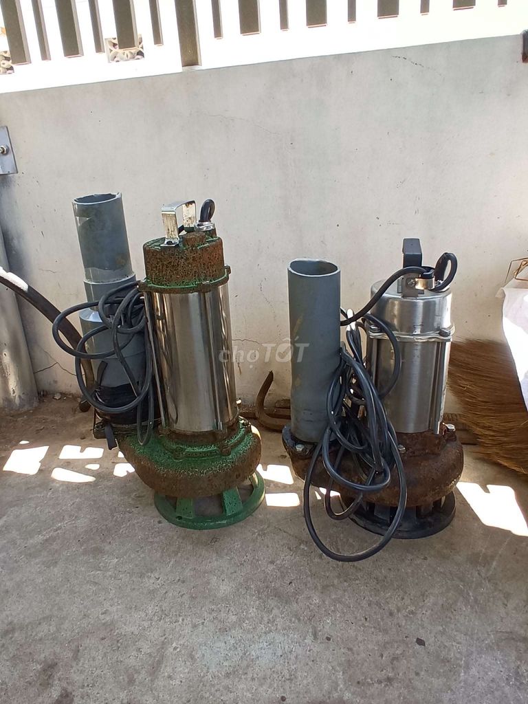 Máy bơm chìm 1.1 kW Bạc, Xanh lá. Mua bán Đồ chuyên dụng, Giống nuôi trồng tại Huyện Nghĩa Hưng Nam Định được đăng bởi Đỗ Thái Hà hình 1