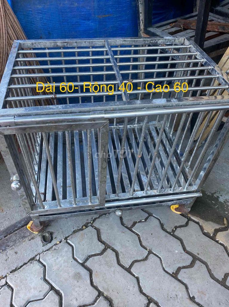 Chuồng thú cưng Inox Dài 60 Mới. Mua bán Phụ kiện, Thức ăn, Dịch vụ tại Huyện Nhà Bè Tp Hồ Chí Minh được đăng bởi Thắng Lê hình 1