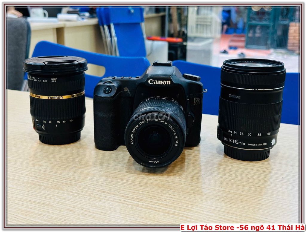 Máy ảnh Canon 50D + 18-55 + 13-135 + TAMRON 10-24. Mua bán Máy ảnh, Máy quay tại Quận Đống Đa Hà Nội được đăng bởi Nguyễn Tiến Lợi hình 1
