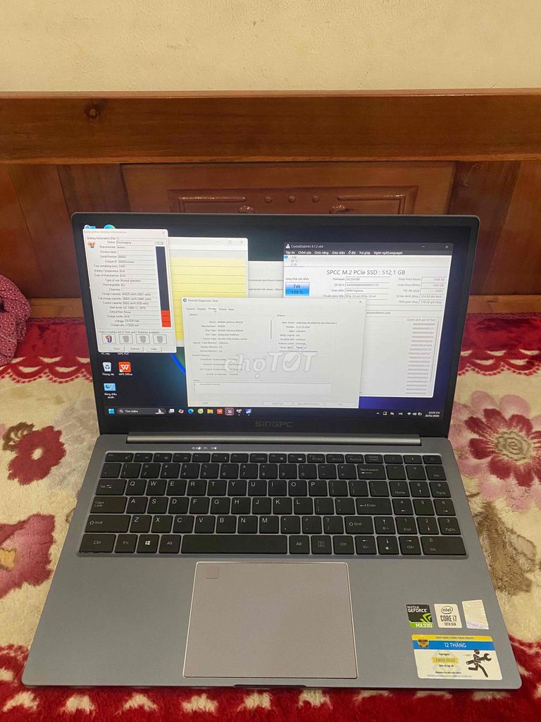 SINGPC i7-1065G7 8GB/512GB Xám. Mua bán Laptop tại Quận Đống Đa Hà Nội được đăng bởi Chí Hướng Computer hình 1