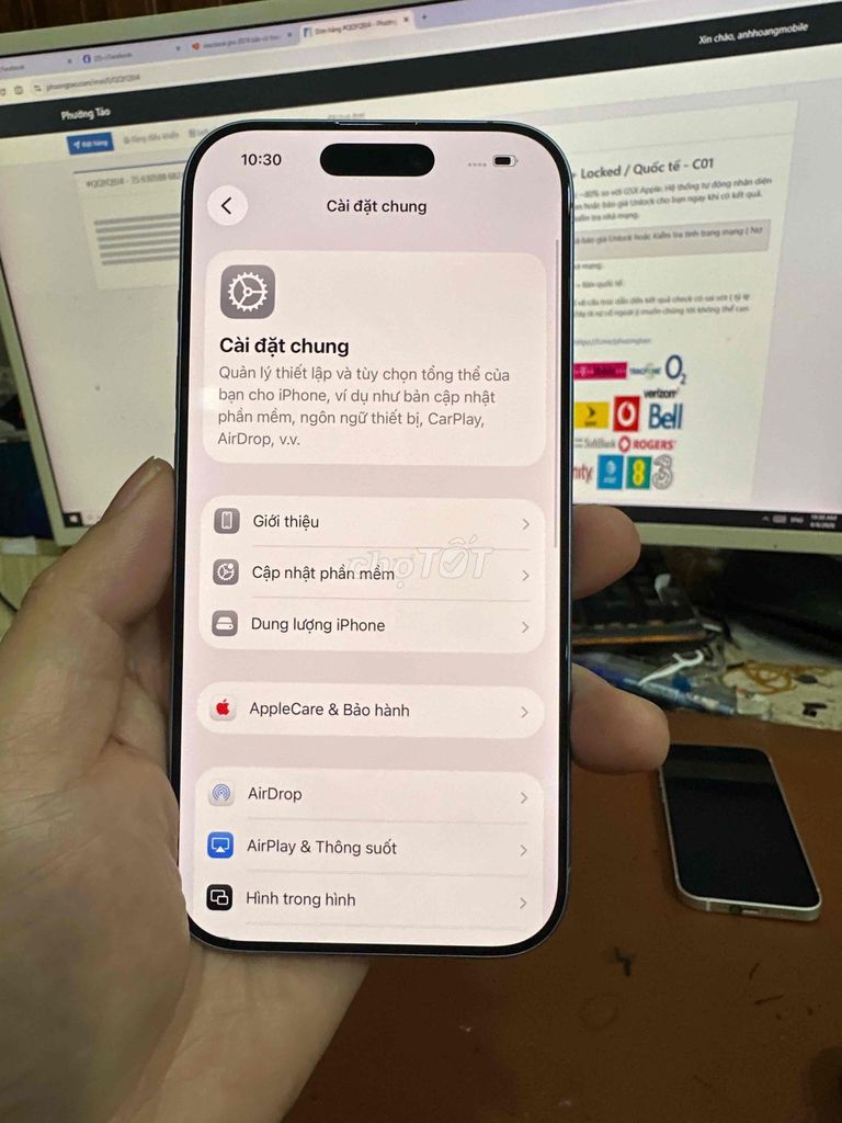 iPhone 17 256GB Xanh Like New locl eid 2 sim vl. Mua bán Điện thoại tại Quận Lê Chân Hải Phòng được đăng bởi hoang anh hình 1