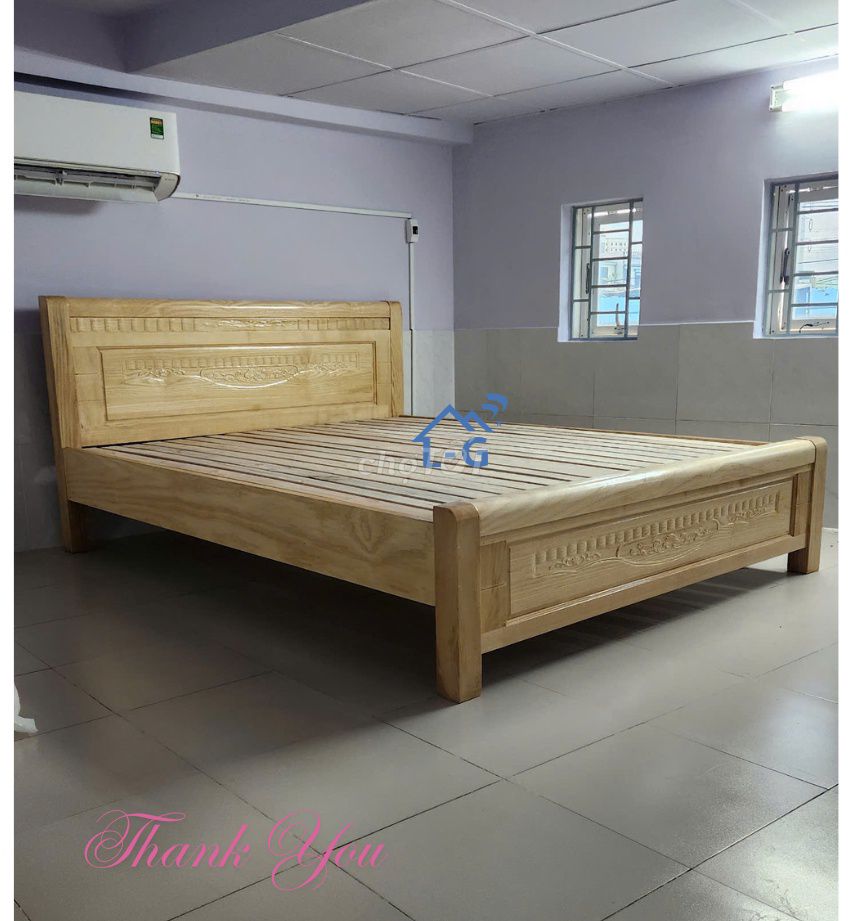Giường ngủ GIƯỜNG GỖ SỒI – GIÁ RẺ BẤT NGỜ-gỗ sồi. Mua bán Giường, chăn ga gối nệm tại Quận Bình Thạnh Tp Hồ Chí Minh được đăng bởi GIƯỜNG SẮT SƠN LÂM hình 1