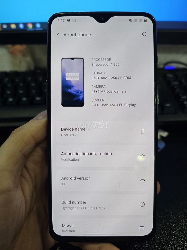  OnePlus 7 8/256GB Đen. Mua bán Điện thoại tại Quận Gò Vấp Tp Hồ Chí Minh được đăng bởi Android Gò Vấp hình 1