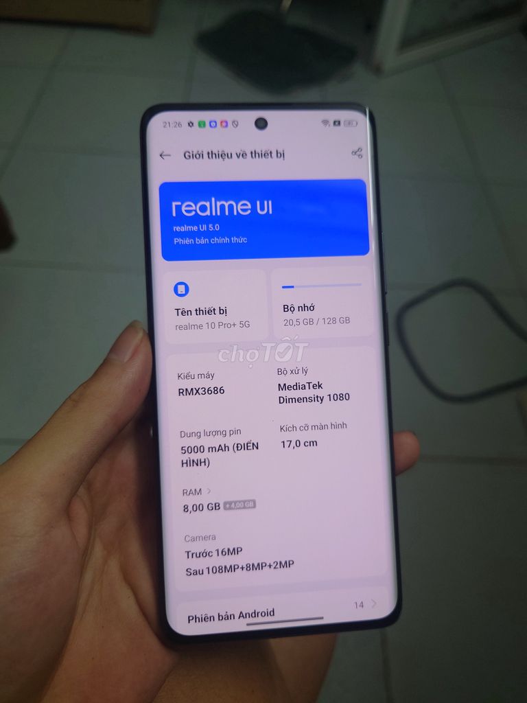Realme 10 Pro Plus 128GB Đen. Mua bán Điện thoại tại Quận Hồng Bàng Hải Phòng được đăng bởi Trường giang Vũ hình 1