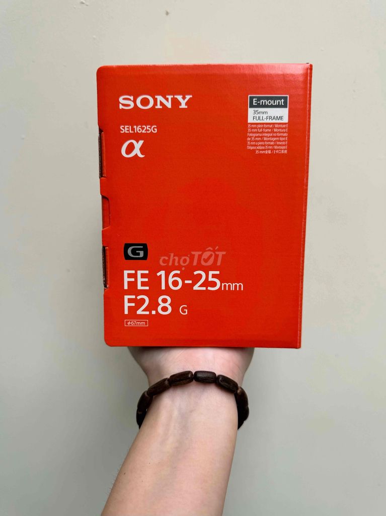 Sony FE 16-25mm F2.8 G xách Us Mới 100%.