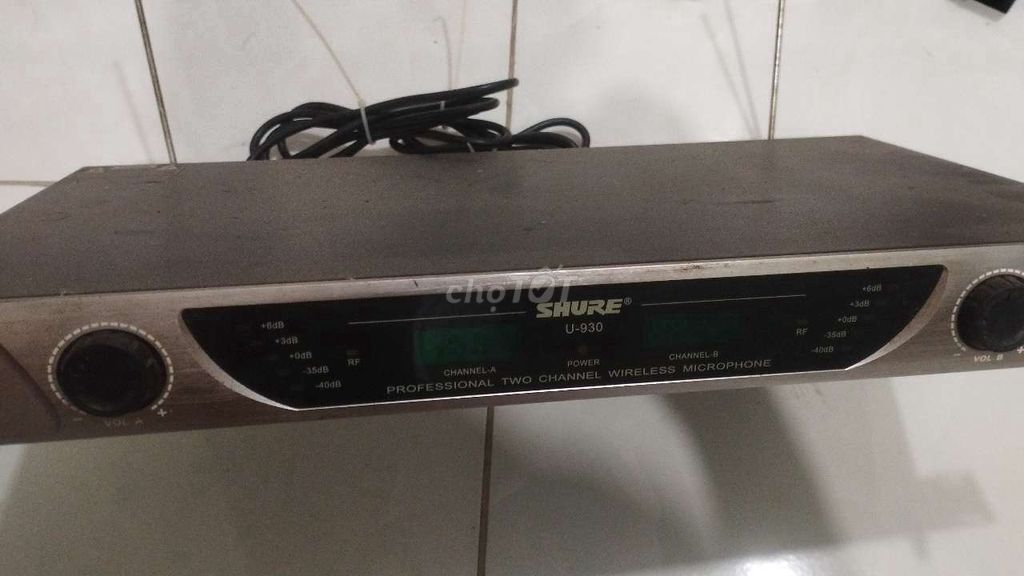 Đầu thu micro Shure U-930 Không dây. Mua bán Tivi, Âm thanh tại Thành phố Thủ Đức Tp Hồ Chí Minh được đăng bởi Nguyễn Quốc Bình hình 1