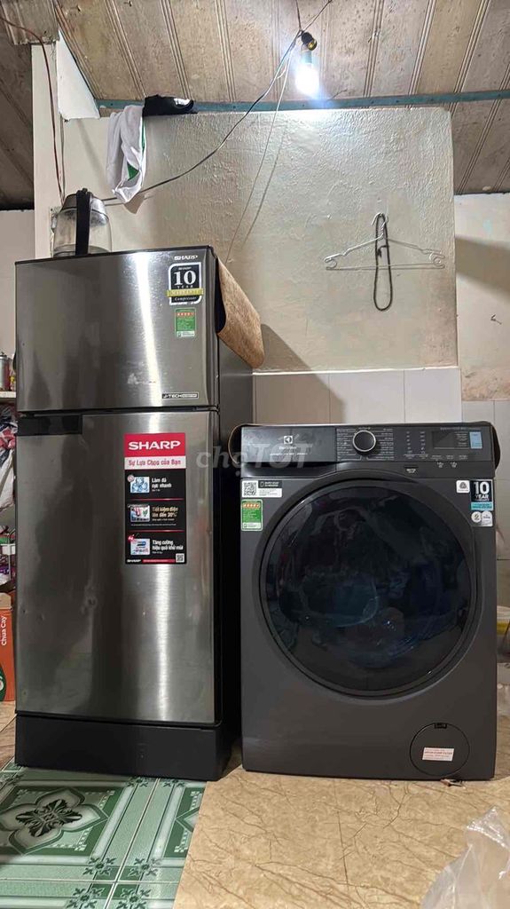 Tủ lạnh Sharp Bạc. Mua bán Tủ lạnh tại Thành phố Mỹ Tho Tiền Giang được đăng bởi cô gái nổi loạn hình 1