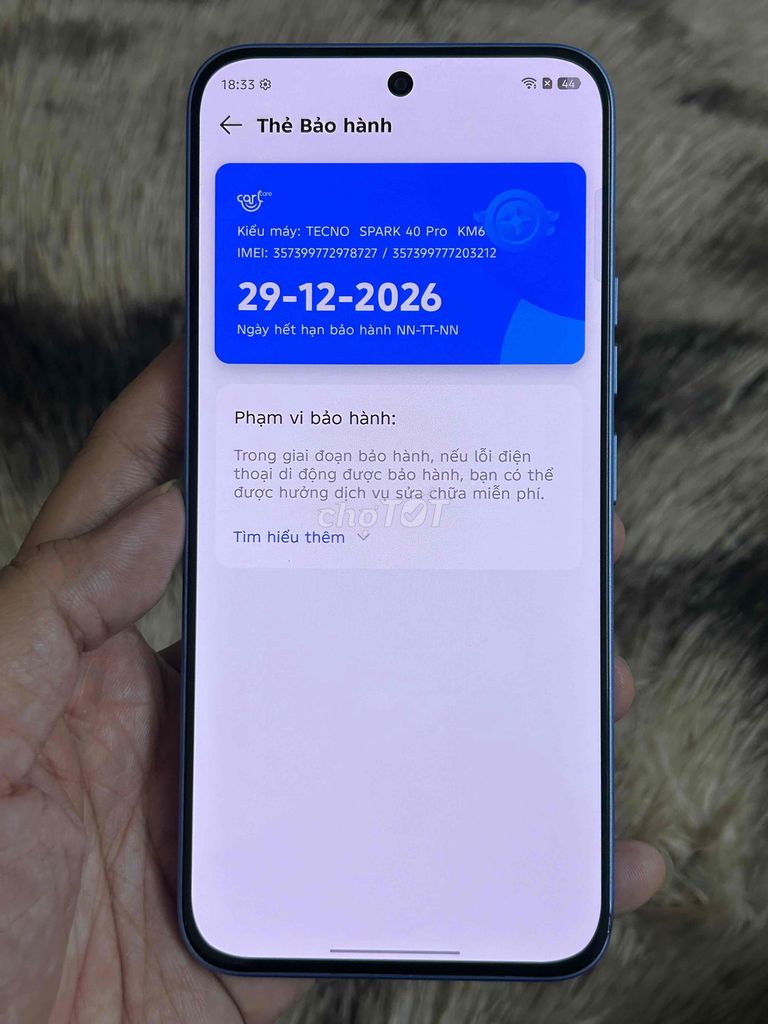Tecno Spark 40 Pro 128GB Xanh. Mua bán Điện thoại tại Quận 12 Tp Hồ Chí Minh được đăng bởi PHÚC LỘC THỌ hình 1