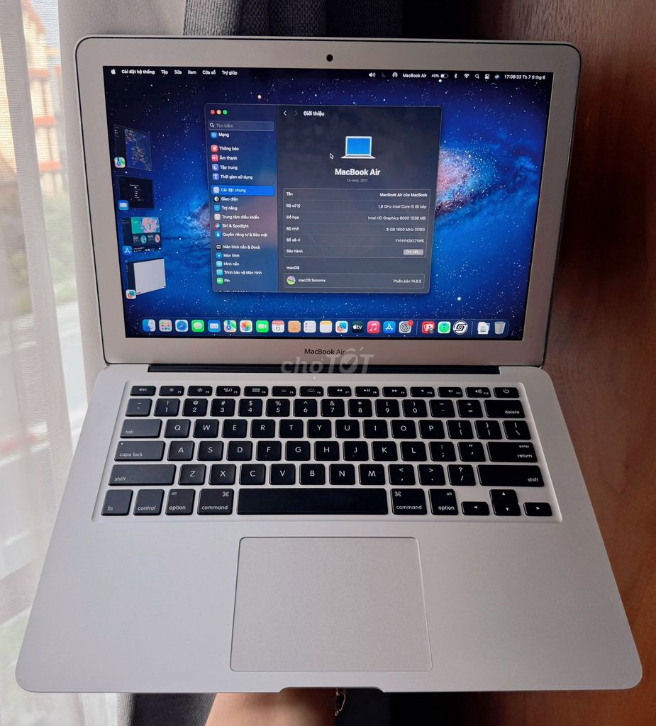 MacBook Air 2017 8GB/128GB bán or gl. Mua bán Laptop tại Quận Tây Hồ Hà Nội được đăng bởi Quân hình 1