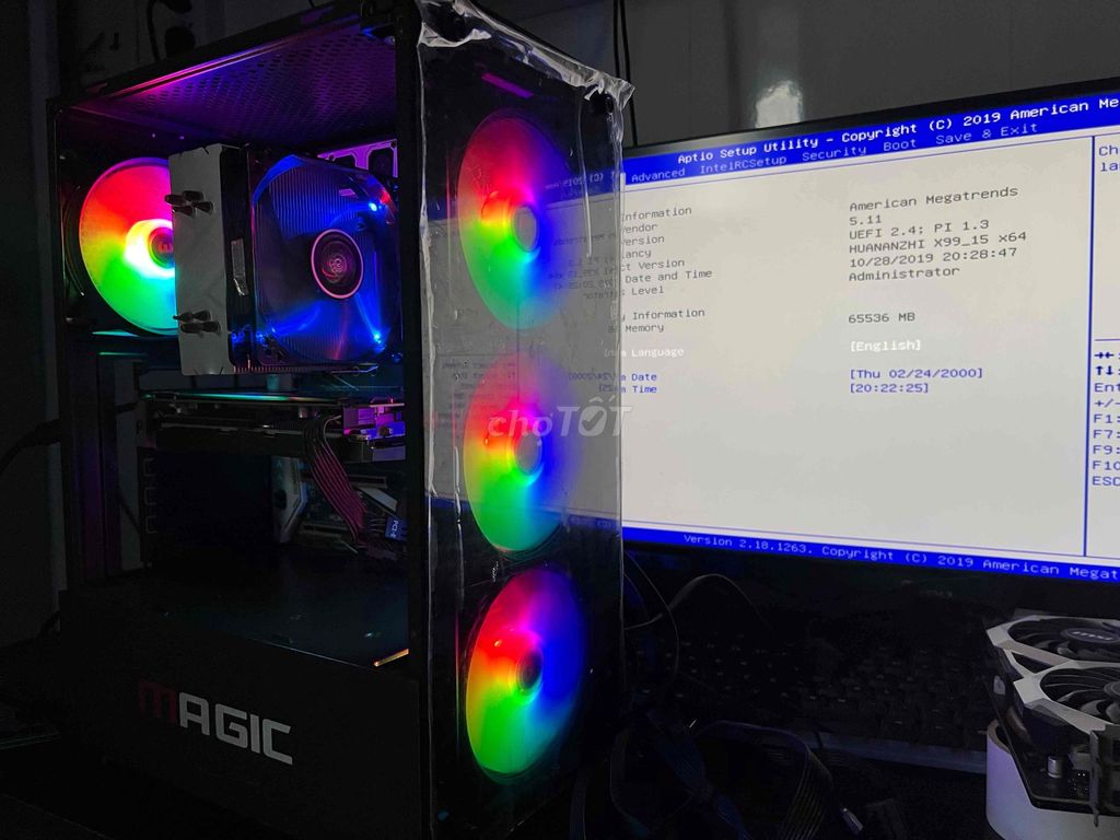 Huanzi X99 2678 v3 64GB RX6600XT 8G Đen. Mua bán Máy tính để bàn tại Thành phố Mỹ Tho Tiền Giang được đăng bởi Tiến hình 1