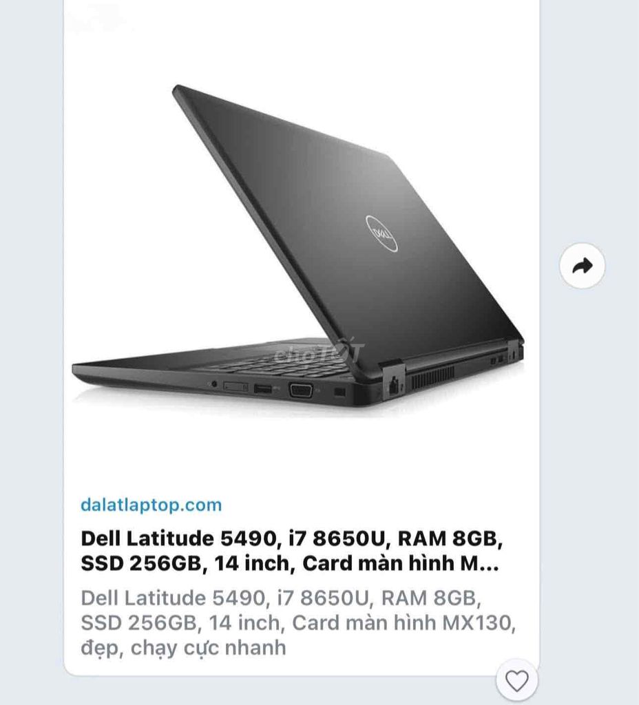 Laptop Dell Latitude 5490. Mua bán Laptop tại Thành phố Đà Lạt Lâm Đồng được đăng bởi Bamboo Tran hình 1