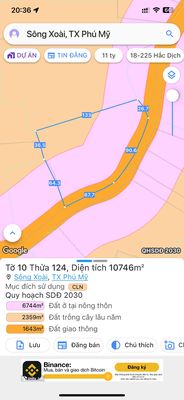 BÁN LÔ ĐÂT SÔNG SOÀI, TP. PHÚ MỸ, THÍCH HỢP KHO BÃI, NHÀ VƯỜN.. Mua bán đất tại Thị xã Phú Mỹ Bà Rịa - Vũng Tàu được đăng bởi SÂM Đất Rẻ PHÚ MỸ