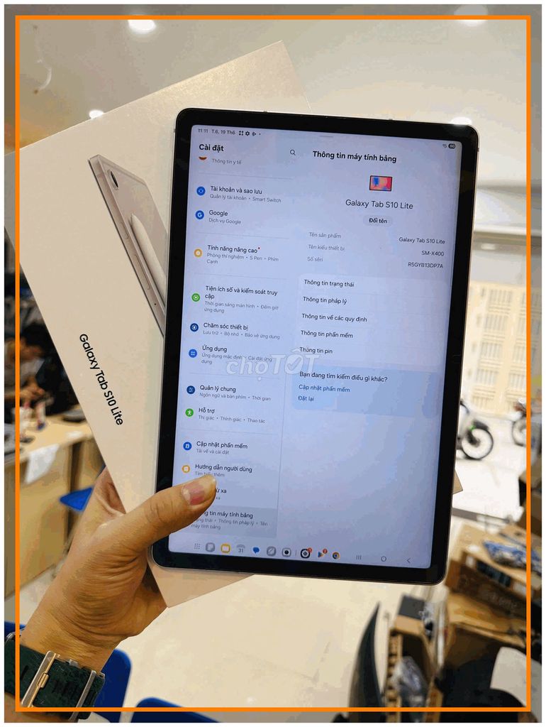 Lướt Galaxy Tab S10 Lite 6GB/128GB Wifi Siêu Mới. Mua bán Máy tính bảng tại Quận Đống Đa Hà Nội được đăng bởi Hoàng Táo  hình 1