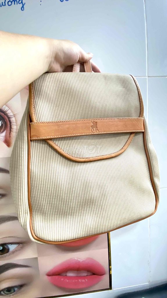 Ba lô Nữ Vải, Da độ mới 96% hàng tuyển. Mua bán Túi xách tại Quận 11 Tp Hồ Chí Minh được đăng bởi ĐỒNG HỒ THỤY SĨ và  TÚI Si TUYỂN hình 1