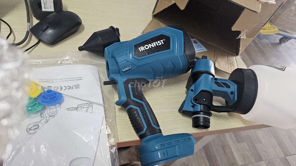 Máy phun sơn IRONFIST Mới 100%. Mua bán Đồ chuyên dụng, Giống nuôi trồng tại Thành phố Bến Tre Bến Tre được đăng bởi Lương Nhật Quang hình 1