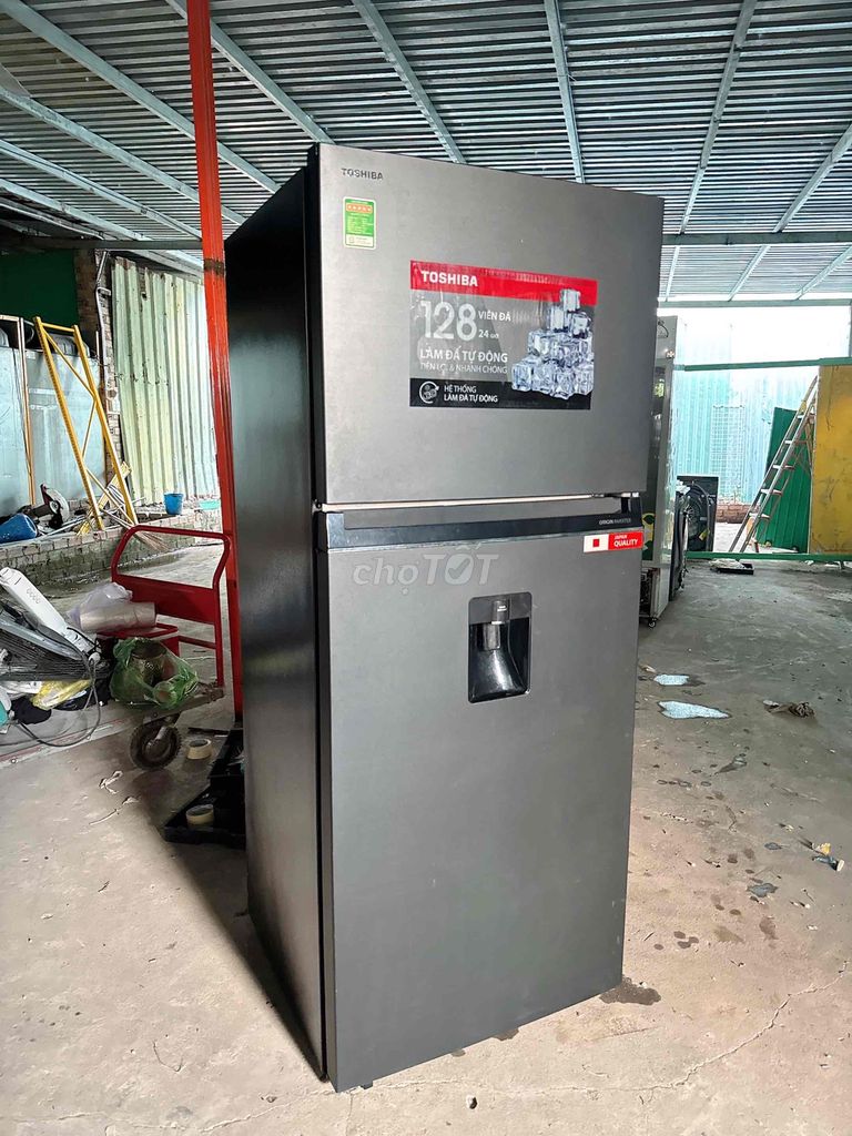 Tủ lạnh Toshiba 409L Inverter Xám. Mua bán Tủ lạnh tại Thành phố Biên Hòa Đồng Nai được đăng bởi ĐIỆN MÁY CŨ VÀ MỚI BIÊN HOÀ hình 1