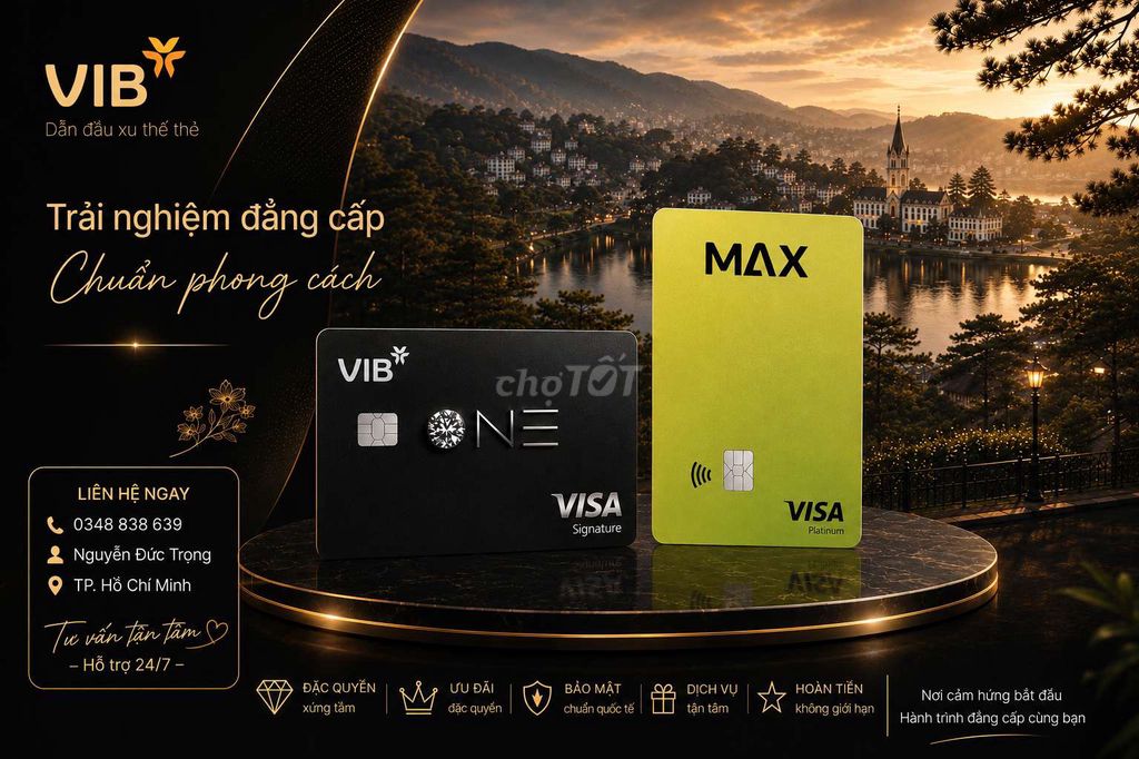 Dịch vụ mở thẻ VIB Visa. Dịch vụ tại Quận Bình Thạnh Tp Hồ Chí Minh được đăng bởi Nguyễn Trọng hình 1