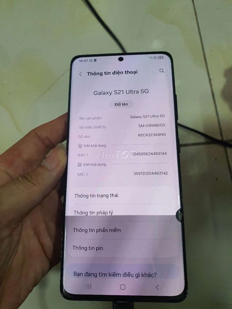 Bán S21 ultra giá xác. Mua bán Điện thoại tại Quận Tân Bình Tp Hồ Chí Minh được đăng bởi Kha hình 1