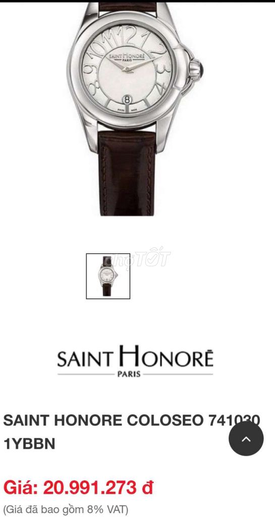 Đồng hồ nữ máy Thụy hiệu SAINT HONORE Paris