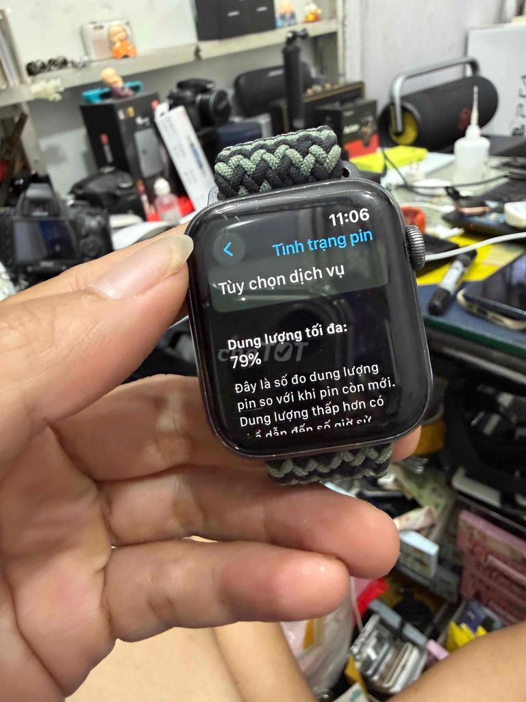 Apple Watch Series 5 44mm đen. Mua bán Thiết bị đeo thông minh tại Quận Ba Đình Hà Nội được đăng bởi Mr Cường hình 1