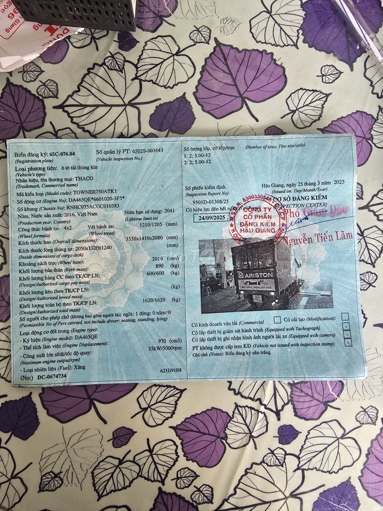 Xe thaco toner 2016. Mua bán Xe tải, xe ben tại Huyện Cái Bè Tiền Giang được đăng bởi Pham thi ngoc thủy  hình 6