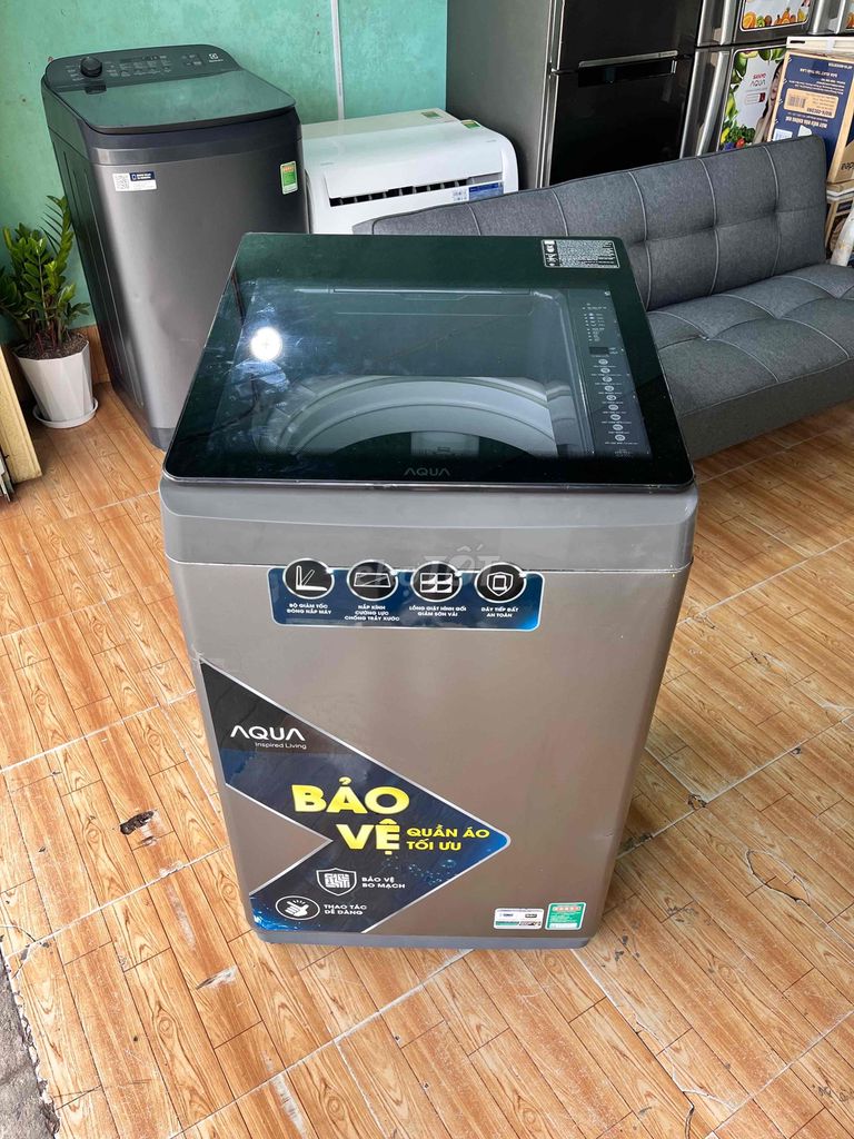 Máy giặt Aqua 9kg cửa trên. Mua bán Máy giặt tại Thành phố Trà Vinh Trà Vinh được đăng bởi Điện Máy Điện Lạnh Thanh lý hình 1