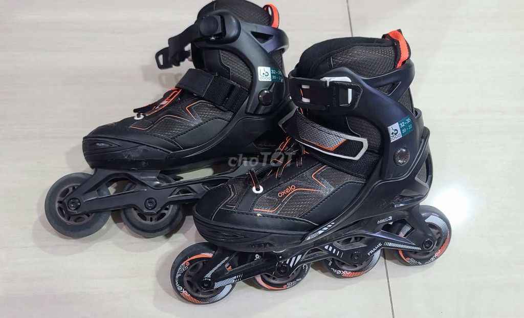 Giày trượt patin Oxelo Fit 3 Đen 32-35. Mua bán Đồ thể thao, Dã ngoại tại Quận Bình Thạnh Tp Hồ Chí Minh được đăng bởi Trần Cao Thắng hình 1
