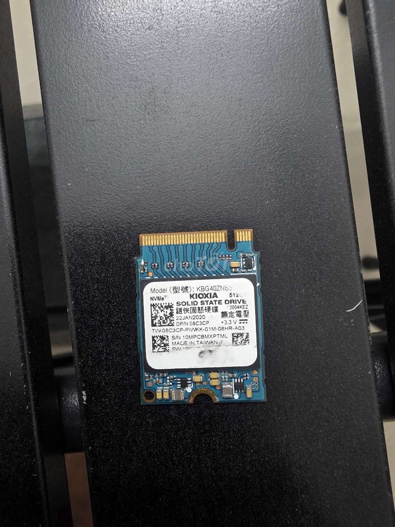 Ổ cứng SSD Kioxia KBG40ZNS 512GB. Mua bán Linh kiện (RAM, Card...) tại Thành phố Thủ Đức Tp Hồ Chí Minh được đăng bởi Lê Hòa Duy Lộc  hình 1