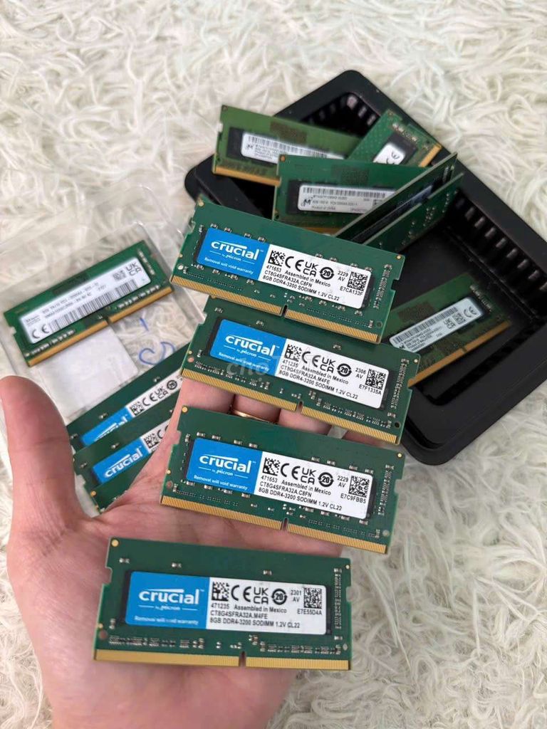 Ram Laptop ddr4 8gb bus 3200 280k chuẩn tháo máy