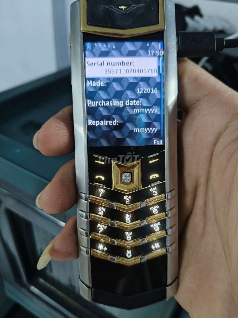 Vertu S Đen Vàng Bạc. Mua bán Điện thoại tại Quận 8 Tp Hồ Chí Minh được đăng bởi Lạc Lối hình 1