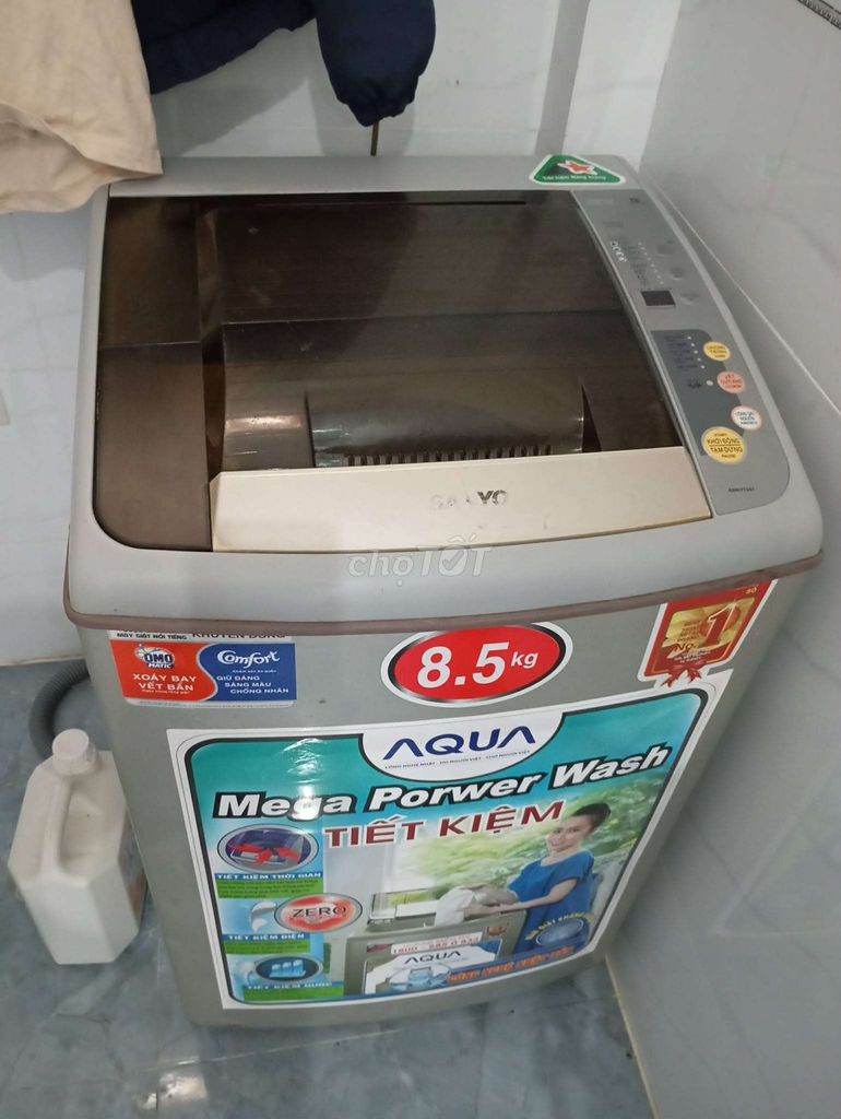 Máy giặt Sanyo 7kg Xám. Mua bán Máy giặt tại Thị xã Phú Mỹ Bà Rịa - Vũng Tàu được đăng bởi bak luu hình 1