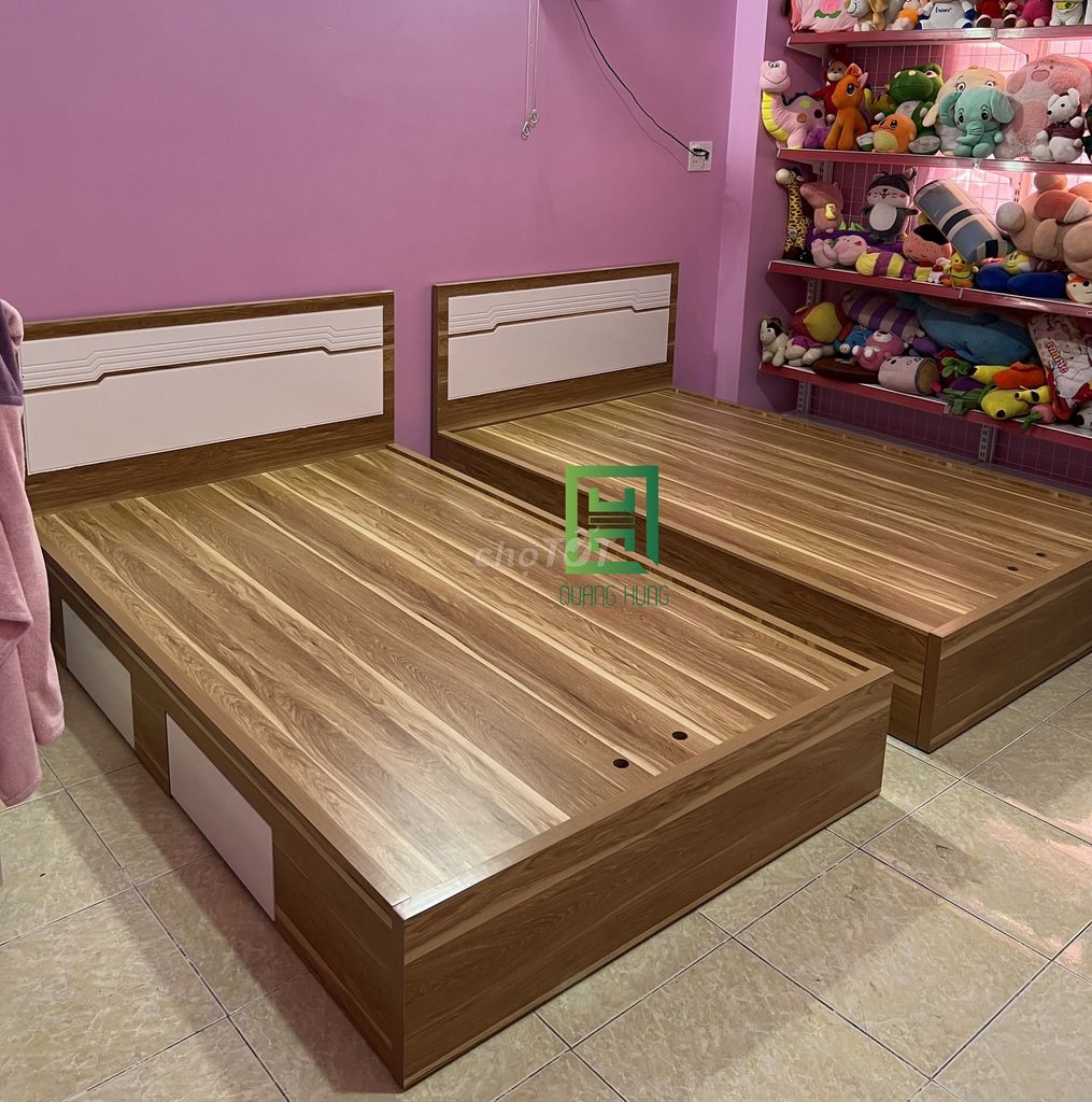 GIƯỜNG NGỦ GỖ MDF  CAO CẤP- GIƯỜNG MDF- GIƯỜNG NGỦ. Mua bán Giường, chăn ga gối nệm tại Quận Bình Thạnh Tp Hồ Chí Minh được đăng bởi Nội Thất Quang Hùng TD hình 1