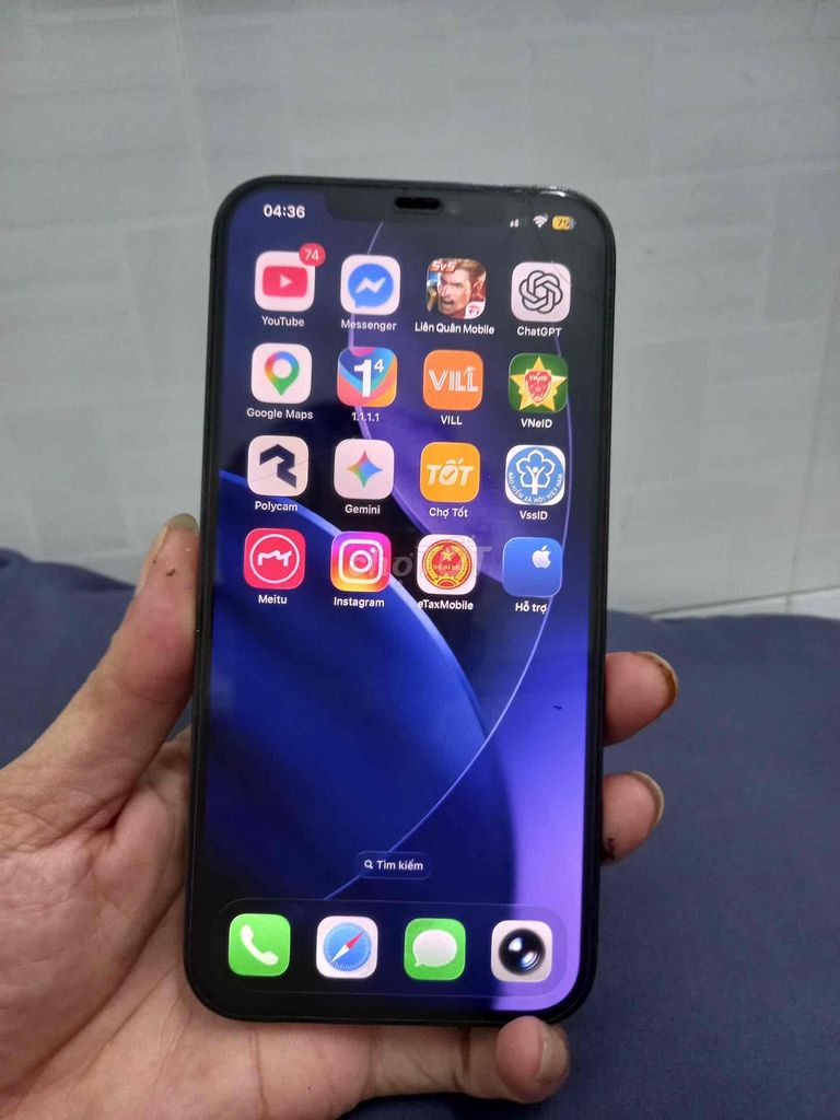 Apple iPhone 12 Pro Max Xanh. Mua bán Điện thoại tại Thành phố Sóc Trăng Sóc Trăng được đăng bởi Nguyên  hình 1