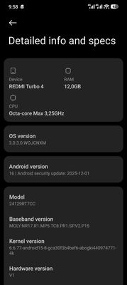 Xiaomi Redmi Turbo 4 Đen