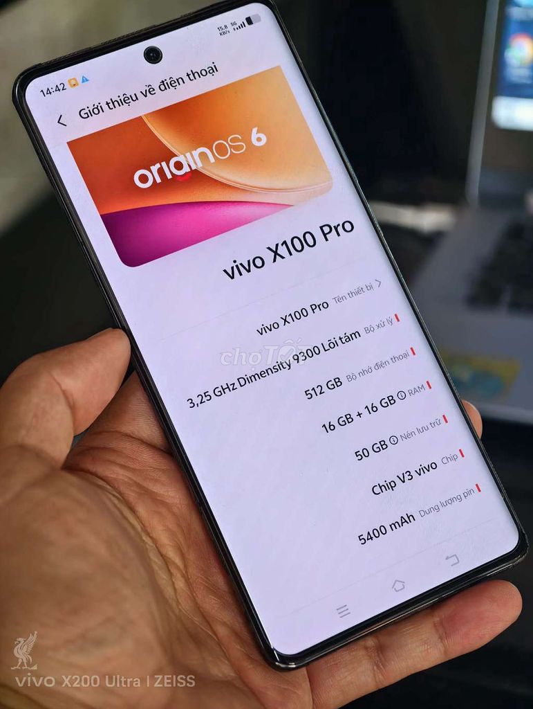 Bán or GL Vivo X100 Pro 16.512GB. Mua bán Điện thoại tại Quận Cẩm Lệ Đà Nẵng được đăng bởi Nhân hình 1